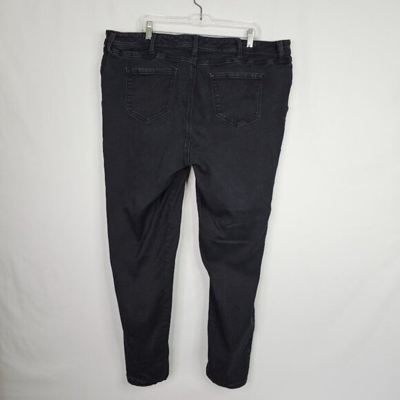 TORRID DENIM Luxe Skinny Jeans Extra Stretch Pants BLACK size 24 High Rise Retro - Picture 8 of 10